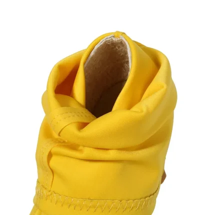 Size:4.5-10 Women Fashion Solid Color Mid Calf Boots - Image 4