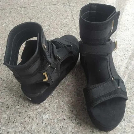 Size:4.5-11 Women Plus Size Multicolor Snakeskin Printed Platform Sandals - Image 8