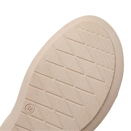 Size:6-10 Women Fashion Color Blocking Stripe Sandals - Image 5