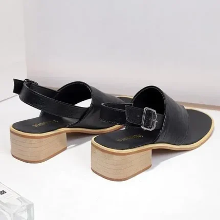Size 4.5-10 Buckle Thick Heel Women Sandals Shoes - Image 8