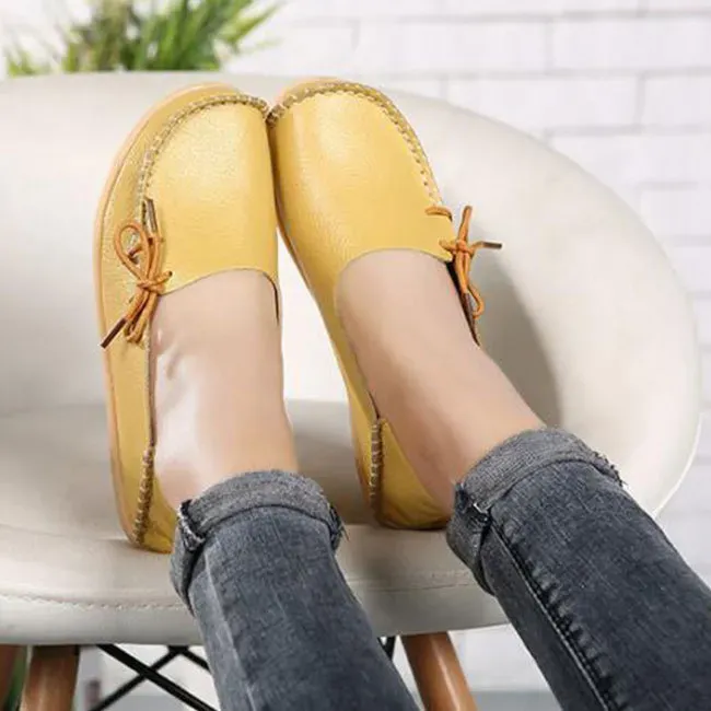 SY0618_169290.webp Size:4.5-12 Women Leisure Round Head Flats Shoes - Image 1