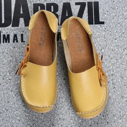 Size:4.5-12 Women Leisure Round Head Flats Shoes - Image 4