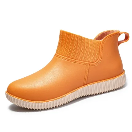 Women Fashion Waterproof Ankle Length Rain Short Boots - Image 8