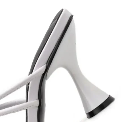 Size:4.5-10 Women Fashion Open Toe High Heels Slippers Shoes - Image 8